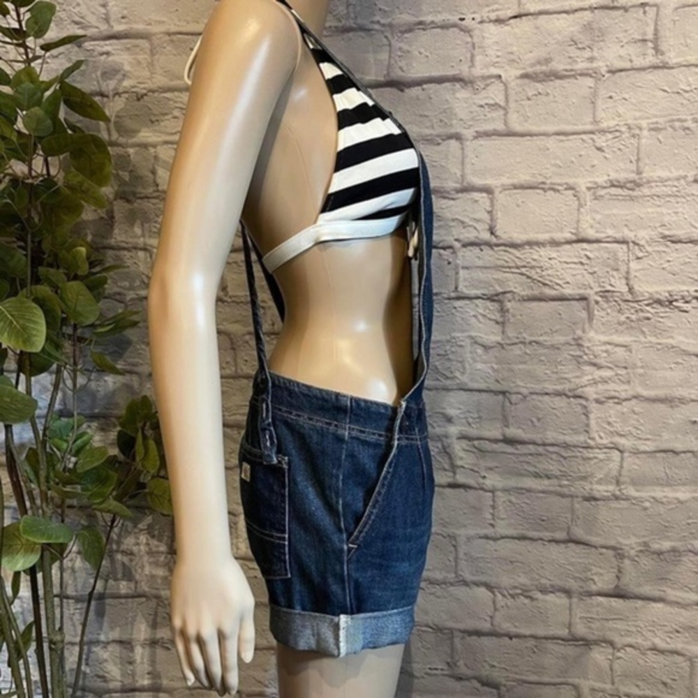 Overall Jean Shorts  
Designer AG (Adriano Goldschmied)